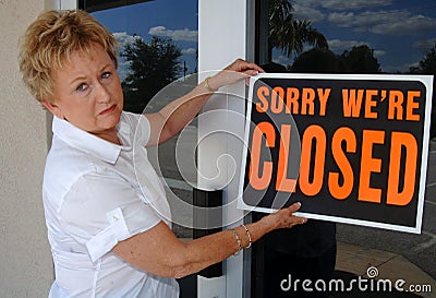 Small business closing