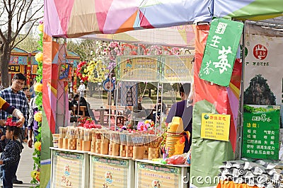 Small shops selling food