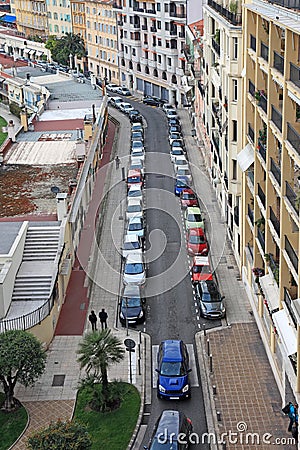 Small street of Nice city.