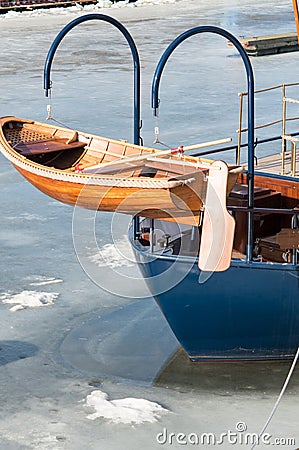 Small wooden boat