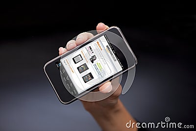 Smart phone amazon display
