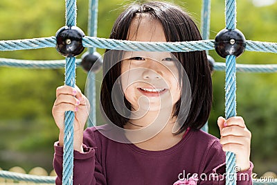 Smiling asian girl