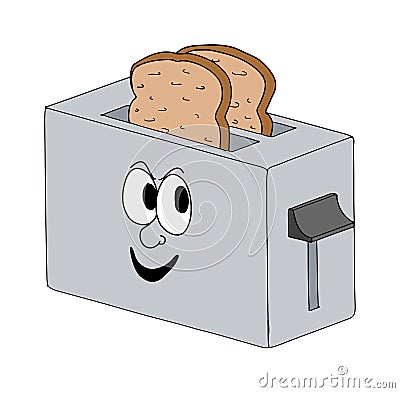 Smiling toaster