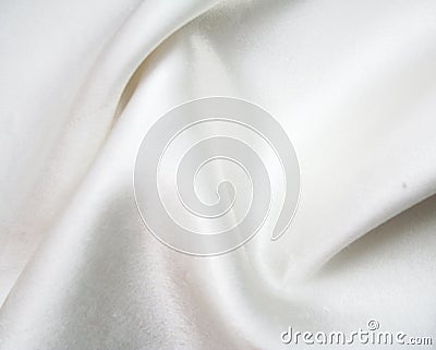 Smooth elegant white silk as background
