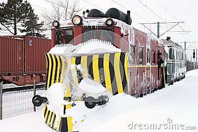 Snow plow train - RAW format