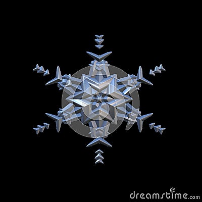 Snowflake crystal pattern design | royalty free stock pictures