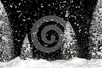 Snowing Winter Background Stock Photo - Image: 47329086
