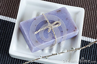Soap bar with natural ingredients