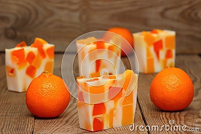 Soap with oranges