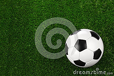 Soccer ball on grass II