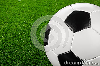 Soccer ball on grass III