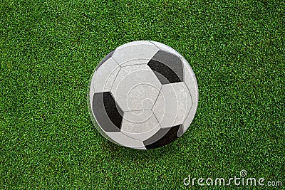 Soccer ball on grass