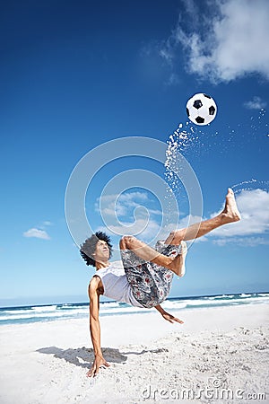 Soccer bicycle kick