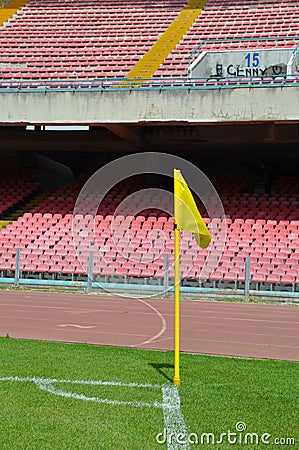 Soccer or Football corner kick