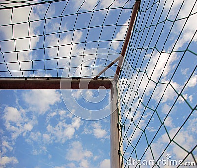 Soccer goal corner