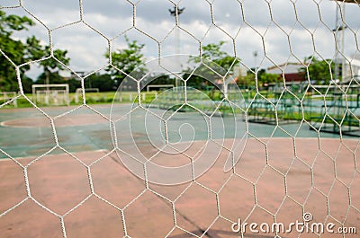 Soccer goal field