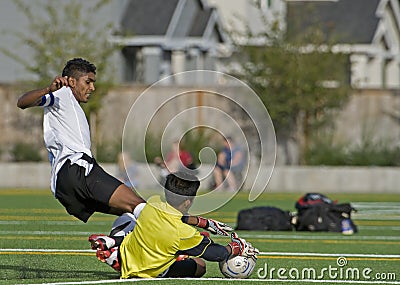 Soccer Goalie Save