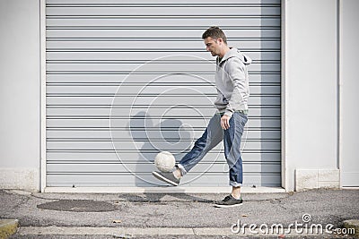 Soccer street player