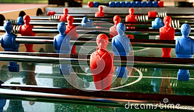 Soccer table game