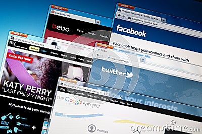 Social networking web sites.