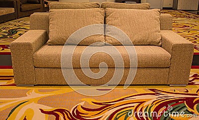 Sofas and carpets.