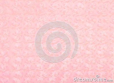 Soft pink blanket with roses