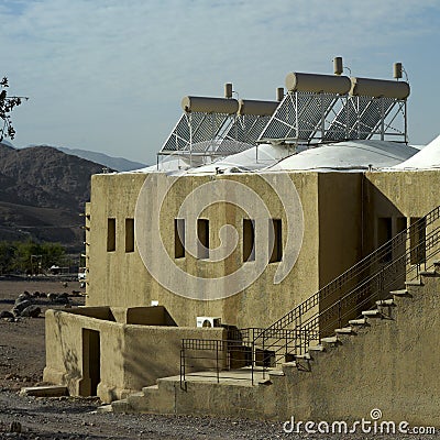 Solar energy in desert