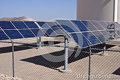 Solar panel energy collector farm