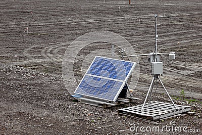 Solar Powered Automatic Weather Monitoring Station
