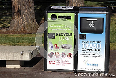 Solar Powered Trash Compactor