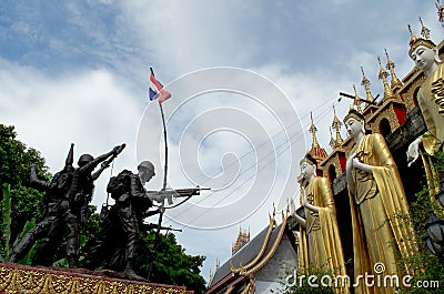 Soldier to protect the thai nation and religion
