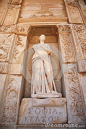 Sophia, the statue of Wisdom at Ephesus