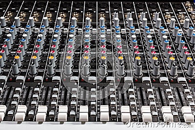Sound board mixer