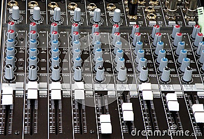 Sound and music mixer of DJ