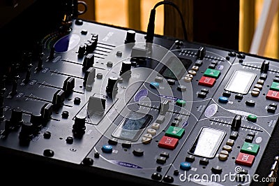 Sound system control panel