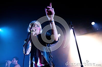 The Sounds (Swedish indie rock revival band) performs at Apolo