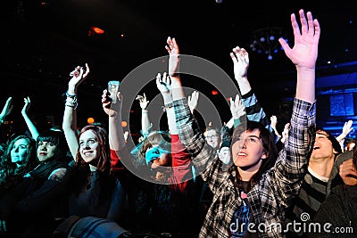 The Sounds (Swedish indie rock revival band) performs at Apolo