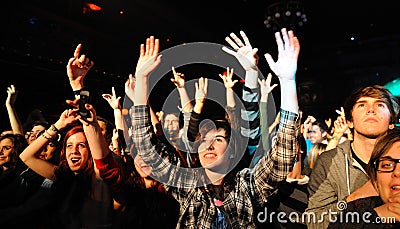 The Sounds (Swedish indie rock revival band) performs at Apolo