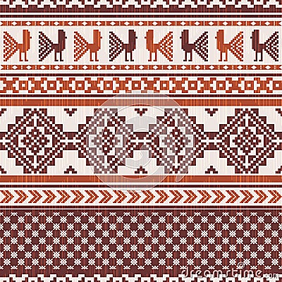 South american fabric ornamental pattern