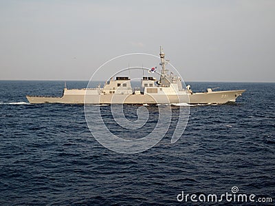 South Korean Naval Ship