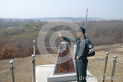 South Korean soldier