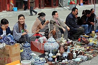 Souvenirs at Beijing Antique Market in Beijing