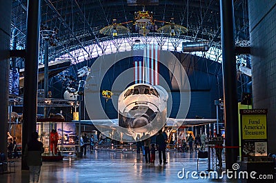 Space Shuttle Discovery at National Air and Space Museum - Udvar-Hazy Center
