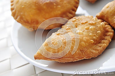 Spanish empanadillas, small meat or tuna pies