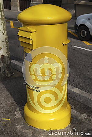 Spanish mail / post box