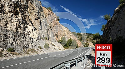 Spanish Mediterranean Coastal Highway