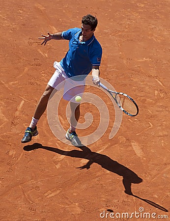 Spanish tennis player Albert Ramos