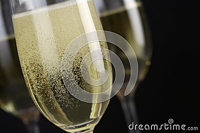 Sparkling Champagne in a glass