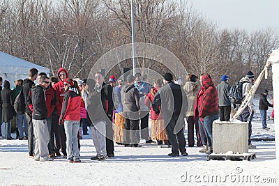 Special Olympics Nebraska Polar Plunge Crowd
