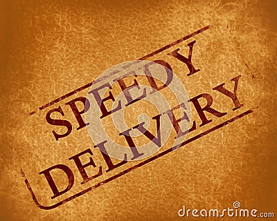 Speedy Delivery Royalty Free Stock Photos - Image: 6847518